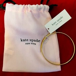 BRAND NEW/NEVER WORN- Kate Spade Gold bracelet/bangle